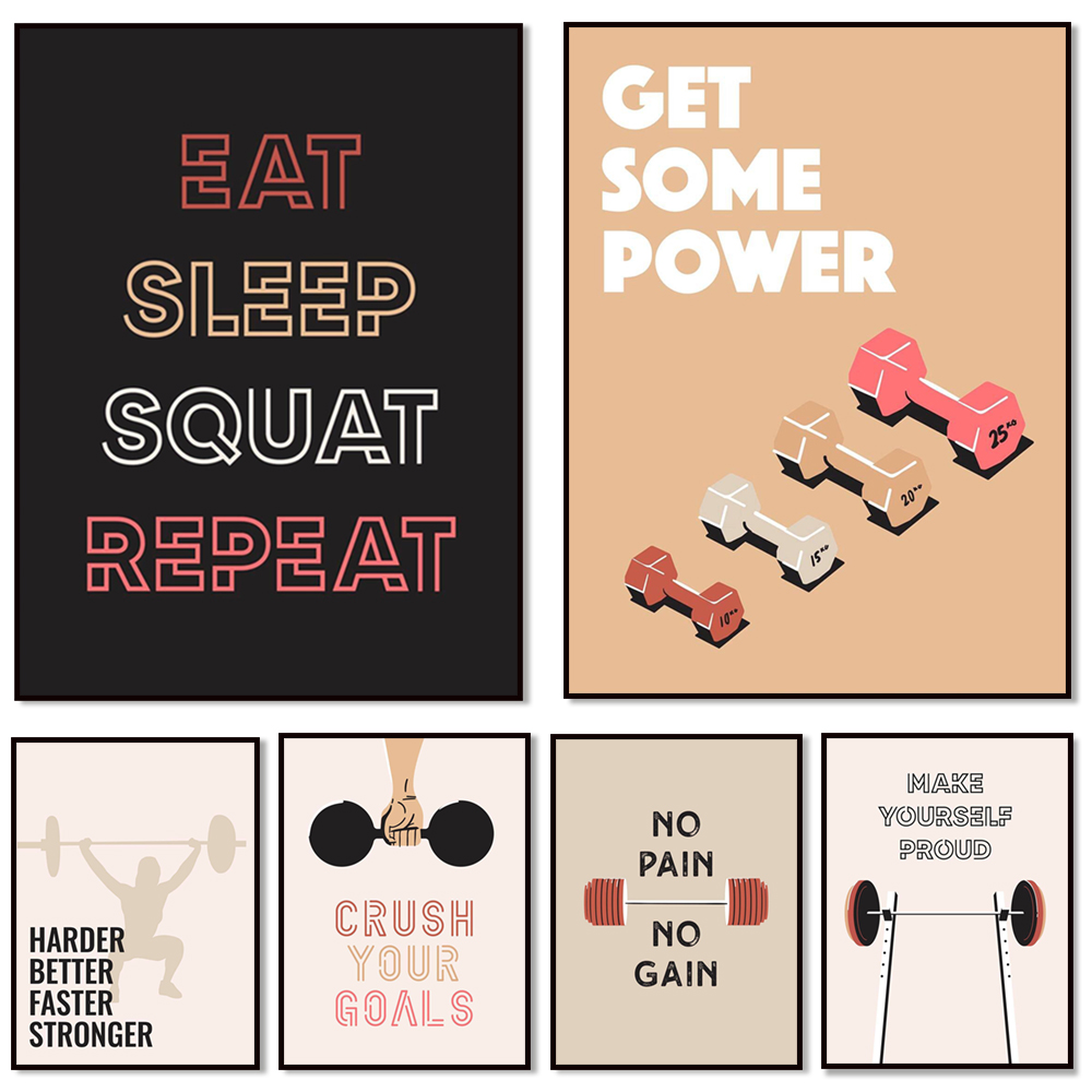 Home Gym York - Настенное искусство для домашнего спортзала, настенная